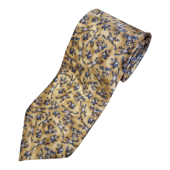 The Nature Conservancy 100% Silk Frog Tie - Picture 2 of 9